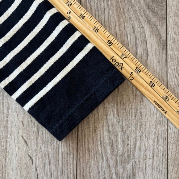 Anthropologie Allihop Navy and White Striped Knit Sailor Mini Dress Size XS - Picture 7 of 12